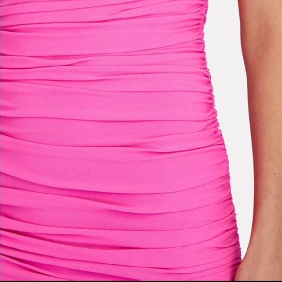 Amaya One-Shoulder Ruched Midi Dress - Picture 8 of 14